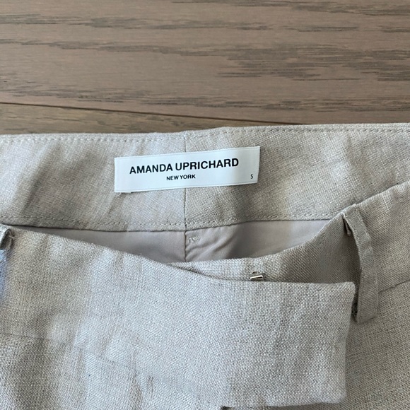 Amanda Uprichard linen shorts in Flax. Brand new - Picture 3 of 3